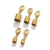 Stainless Steel Lobster Buckle Leather Rope Bracelet Buckle Round Electroplated Diy Jewelry Accessories