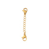 Stainless Steel Lobster Buckle Tail Chain Double Head Bracelet Necklace Extension Chain Electroplated Diy Jewelry Accessories