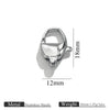 Stainless Steel Lobster Clasp Bracelet Necklace Buckle Diy Jewelry Accessories With Totem Pattern And Electroplating Finish