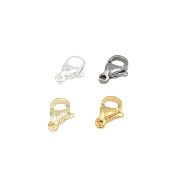 Stainless Steel Lobster Clasp Gold Electroplated Jewelry Accessories For Diy Necklace And Bracelet
