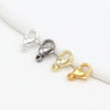 Stainless Steel Lobster Clasp Gold Electroplated Jewelry Accessories For Diy Necklace And Bracelet