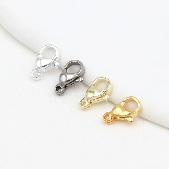 Stainless Steel Lobster Clasp Gold Electroplated Jewelry Accessories For Diy Necklace And Bracelet
