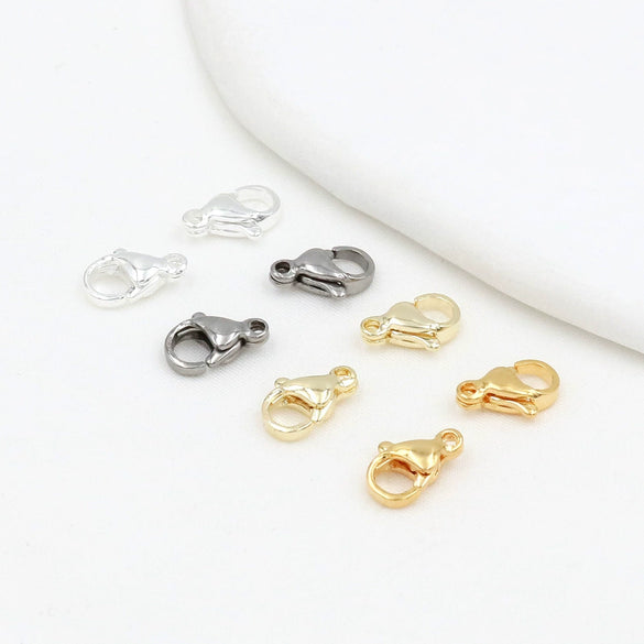 Stainless Steel Lobster Clasp Gold Electroplated Jewelry Accessories For Diy Necklace And Bracelet