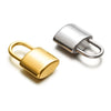 Stainless Steel Lock Pendant Accessories Electroplated Fashion Design For Necklace And Bracelet