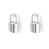Stainless Steel Lock Pendant Accessories Electroplated Fashion Design For Necklace And Bracelet