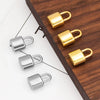 Stainless Steel Lock Pendant Accessories Electroplated Fashion Design For Necklace And Bracelet