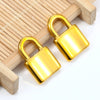 Stainless Steel Lock Pendant Jewelry Accessories Electroplated Polished Nonfading For Diy