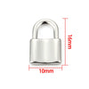 Stainless Steel Lock Pendant Jewelry Accessories Electroplated Polished Nonfading For Diy