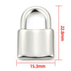Stainless Steel Lock Pendant Jewelry Accessories Electroplated Polished Nonfading For Diy