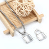 Stainless Steel Lock Pendant Jewelry Accessories Electroplated Polished Nonfading For Diy