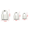Stainless Steel Lock Pendant Jewelry Accessories Electroplated Polished Nonfading For Diy