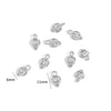 Stainless Steel Lotus Handmade Diy Goldplated Jewelry Accessories Connector For Necklace And Bracelet