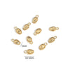Stainless Steel Lotus Handmade Diy Goldplated Jewelry Accessories Connector For Necklace And Bracelet