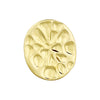 Stainless Steel Lotus Leaf Oval Retro Geometric Goldplated Electroplated Unisex Ring