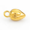 Stainless Steel Lotus Pendant Necklace Bracelet Diy Hand Rope Pendant Vacuum Color Retention Electroplated Gold