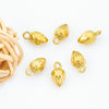Stainless Steel Lotus Pendant Necklace Bracelet Diy Hand Rope Pendant Vacuum Color Retention Electroplated Gold