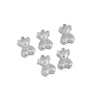 Stainless Steel Love Bear Pendant Electroplated Diy Sweater Necklace And Bracelet Pendant Accessories