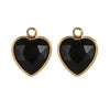 Stainless Steel Love Glass Niche Style 18K Electroplated Pendant Jewelry Accessories