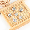 Stainless Steel Love Heart Shape Pendant For Necklace Bracelet Extension Chain With Electrolysis Treatment