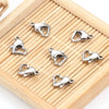 Stainless Steel Love Heartshaped Lobster Buckle Jewelry Accessories For Bracelet Necklace With Electroplating