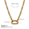 316L Stainless Steel Love Hollow Croissant Bracelet With Natural Stone Pearl Electroplating