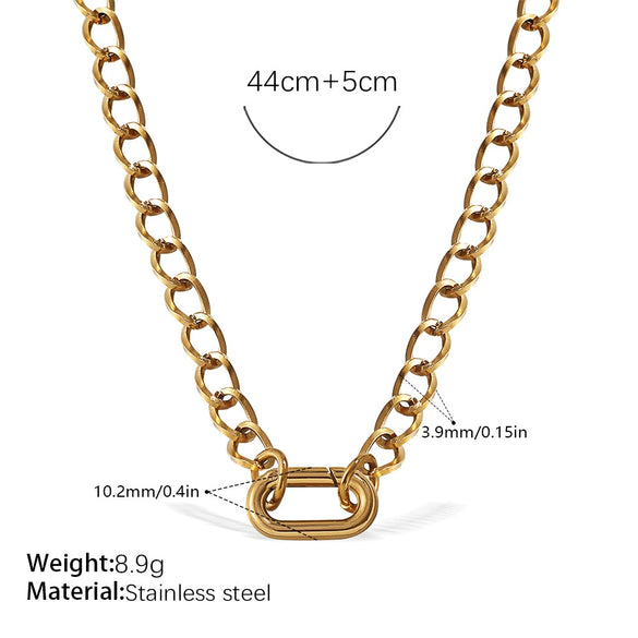 316L Stainless Steel Love Hollow Croissant Bracelet With Natural Stone Pearl Electroplating