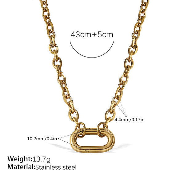 316L Stainless Steel Love Hollow Croissant Bracelet With Natural Stone Pearl Electroplating
