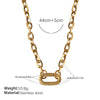 316L Stainless Steel Love Hollow Croissant Bracelet With Natural Stone Pearl Electroplating