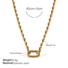 316L Stainless Steel Love Hollow Croissant Bracelet With Natural Stone Pearl Electroplating