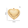 Stainless Steel Love Irregular Heart Electroplated Handmade Jewelry Accessories Pendant