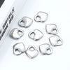 Stainless Steel Love Lock And Heart Shape Jewelry Diy Polished Vacuum Electroplated Pendant For Necklace Bracelet Waist Chain