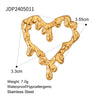 Stainless Steel Love Pendant Accessories With Electroplating Treatment
