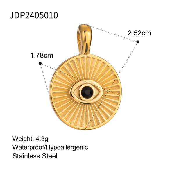 Stainless Steel Love Pendant Accessories With Electroplating Treatment