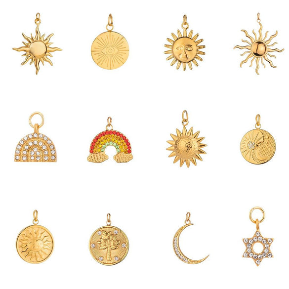 Stainless Steel Love Pendant Jewelry Accessories