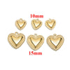 Stainless Steel Love Pendant Vacuum Electroplated Diy Couple Necklace
