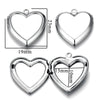 Stainless Steel Love Photo Box Pendant With Vintage Embossed Pattern And Electroplating For Necklace Jewelry Accessories