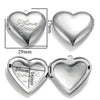Stainless Steel Love Photo Box Pendant With Vintage Embossed Pattern And Electroplating For Necklace Jewelry Accessories