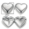 Stainless Steel Love Photo Box Pendant With Vintage Embossed Pattern And Electroplating For Necklace Jewelry Accessories