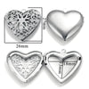 Stainless Steel Love Photo Box Pendant With Vintage Embossed Pattern And Electroplating For Necklace Jewelry Accessories
