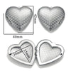 Stainless Steel Love Photo Box Pendant With Vintage Embossed Pattern And Electroplating For Necklace Jewelry Accessories