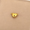 Stainless Steel Love Shape Magnetic Buckle Pendant Leather Bracelet Jewelry Making Accessories With Electroplating