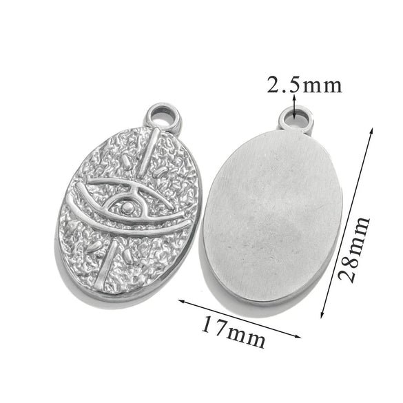 Stainless Steel Love Shape Tarot Sun Star Inspired Electroplated Necklace Pendant Jewelry Accessories
