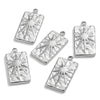 Stainless Steel Love Shape Tarot Sun Star Inspired Electroplated Necklace Pendant Jewelry Accessories