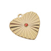 Stainless Steel Love Shaped Oil Pressure Pleated Pattern Tag Pendant Electroplated Bracelet Necklace Accessories