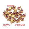Stainless Steel Lucky Stone Pendant With Dragon Pattern And Gold Electroplating For Diy Jewelry