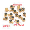 Stainless Steel Lucky Stone Pendant With Dragon Pattern And Gold Electroplating For Diy Jewelry