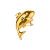 Stainless Steel Luxury Women's Ring With Colorful Enamel Sunflower And Drop Shape Electroplated