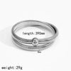 Stainless Steel Magnetic Opening And Closing Bracelet Fashion Niche Stylish Electroplated Geometric Style