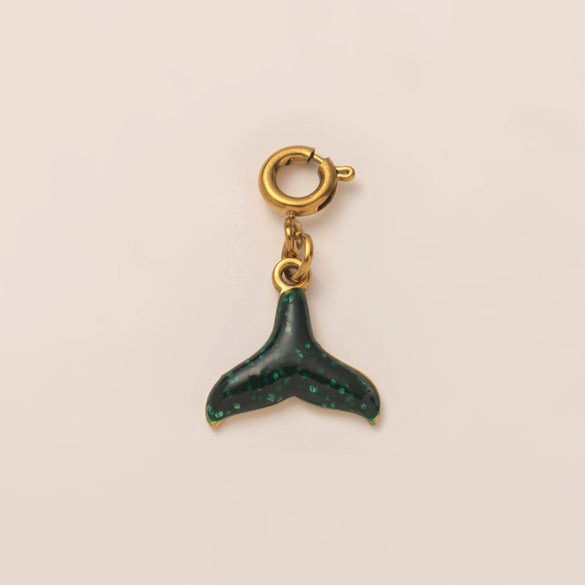 Stainless Steel Marine Life Fashion Pendant With Furnace Vacuum Plating And 18K Gold Color Preservation