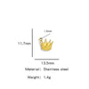 Stainless Steel Marine Series Shell Conch Sea Star Jewelry Accessories Pendant With Electroplating